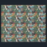 Papier Cadeau Frenchie Festive Puppy Christmas<br><div class="desc">Étincelez et brillez avec notre papier d'emballage "Frenchie Festive Puppy", avec des modèles sans couture de chiots français Bulldog joyeux dans les décors de Noël. Ajoutez une touche de festivité à votre cadeau de cette saison, qui ravira aussi bien les amoureux de les chiens que les fiers propriétaires français de...</div>