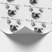 Papier Cadeau Frenchie Happy Face (Coin)