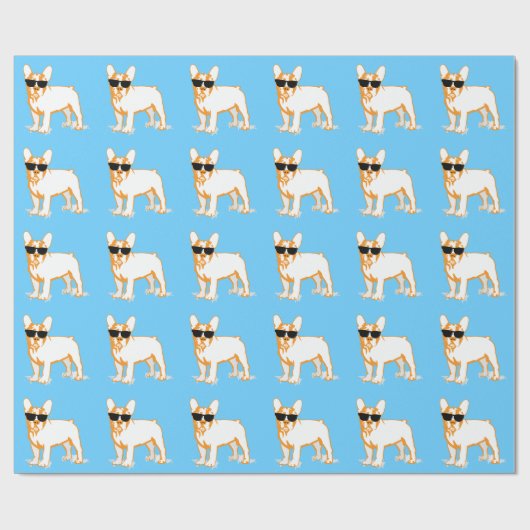 Papier Cadeau Frenchie Howlelu (Plat)