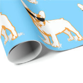 Papier Cadeau Frenchie Howlelu (Coin rond)