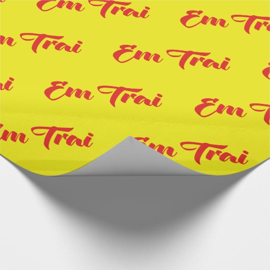 Papier Cadeau Frère Vietnamien (Jeune) - Em Trai ~ Tiêt Viêt (Coin)