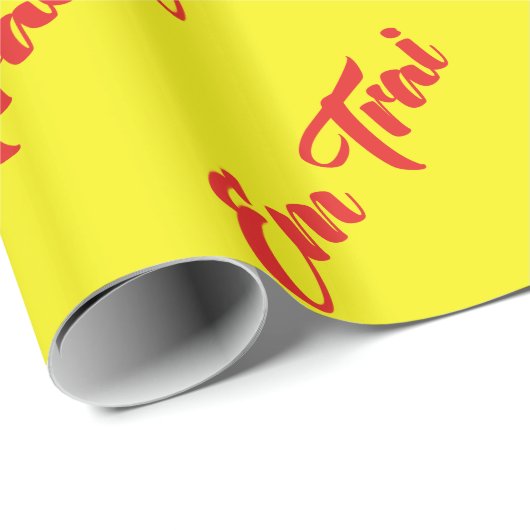 Papier Cadeau Frère Vietnamien (Jeune) - Em Trai ~ Tiêt Viêt (Coin rond)