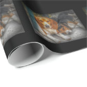 Papier Cadeau Frères beagles (Coin rond)