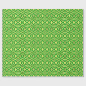Papier Cadeau Fresh spring green modern diamond pattern (Plat)