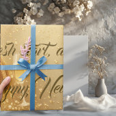Papier Cadeau Fresh Start New Chapter Midnight Gold Champagne