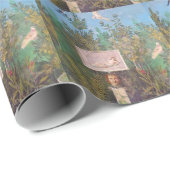 Papier Cadeau Fresque d'une scène de jardin, Pompéi (Coin rond)