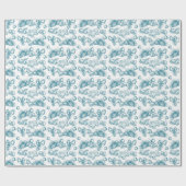 Papier Cadeau Friandises de fêtes - Glace (Transparent) (Plat)