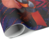 Papier Cadeau Frida et poupées mexicaines - papier d'emballage (Coin rond)