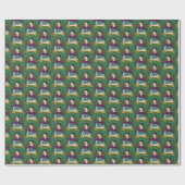 Papier Cadeau Frida Kahlo | Mi Mexico Lindo Motif (Plat)