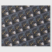 Papier Cadeau Friday Night Painting by Alfred Fox (Plat)