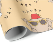 Papier Cadeau FRIENDS™ | Bonne fête de la Turquie (Coin rond)