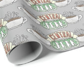 Papier Cadeau FRIENDS™ | Logo Central Perk Watercolor (Coin rond)