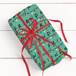 Papier Cadeau FRIENDS™   Logo des lumières de Noël