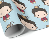 Papier Cadeau FRIENDS™ | Ross Chibi (Coin rond)