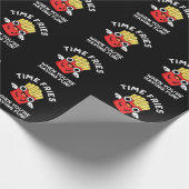 Papier Cadeau Fries du temps quand vous vous amusez Dark BG (Coin)
