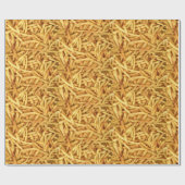 Papier Cadeau frites dorées (Plat)