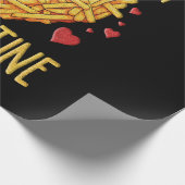 Papier Cadeau Frites Sont Mon Valentin (Coin)