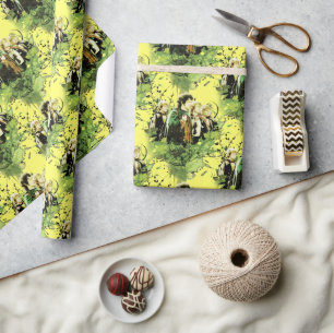 Papier Cadeau FRODO™ avec Hobbits Vector Collage