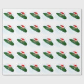 Papier Cadeau Frog Dashing Through the Snow (Plat)