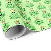 Papier Cadeau Frogged (Coin rond)