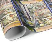 Papier Cadeau Froid Brew dans un Hot Deli (Coin rond)