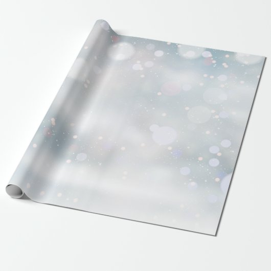 Papier Cadeau Froid d'hiver et neige (Déroulé)