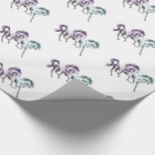 Papier Cadeau Frolicking Racing Chevaux sauvages (Coin)