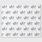Papier Cadeau Frolicking Racing Chevaux sauvages (Plat)