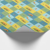 Papier Cadeau Frolicking Vizslas (Coin)