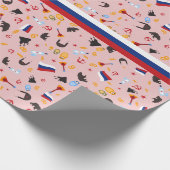 Papier Cadeau From Russia With Love-Russian flag (Coin)