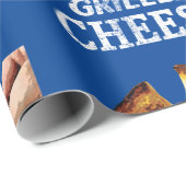 Papier Cadeau Fromage grillé (Coin rond)