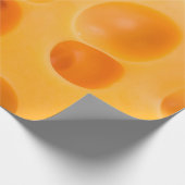 Papier Cadeau Fromage isolé. (Coin)