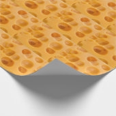 Papier Cadeau Fromage isolé, belle conception (Coin)