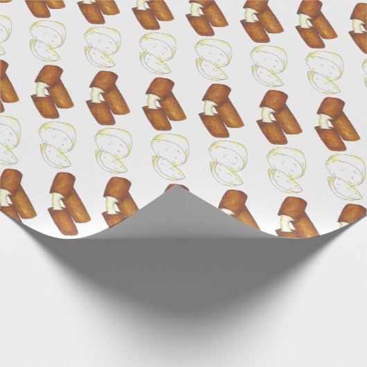 Papier Cadeau Fromage Mozzarella Fromage Bâtons Junk Bar Pub Ali (Coin)