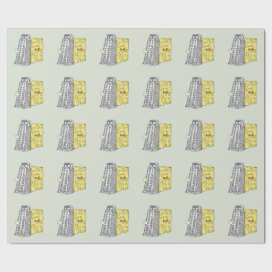 Papier Cadeau Fromage râpé avec raidiste (Plat)