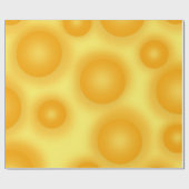 Papier Cadeau Fromage suisse jaune (Plat)