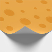 Papier Cadeau Fromage suisse jaune Motif sans fil (Coin)