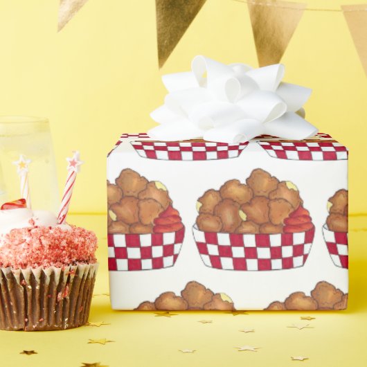 Papier Cadeau Fromages frits Profondes Courdes Minnesota Wiscons (Fête d'anniversaire)