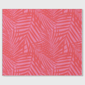 Papier Cadeau Frondes de paume dans Valentine (Plat)