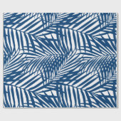 Papier Cadeau Frondes de paume de marine (Plat)