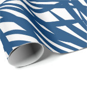 Papier Cadeau Frondes de paume de marine (Coin rond)