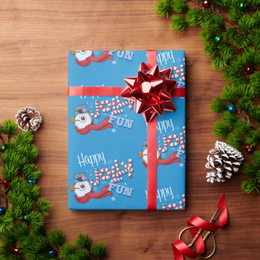 Papier Cadeau Frosty the Snowman™ | Joyeux Jolly Fun (Cadeau de vacances)