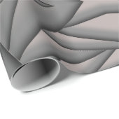 Papier Cadeau Frozen In Time Art Abstrait (Coin rond)