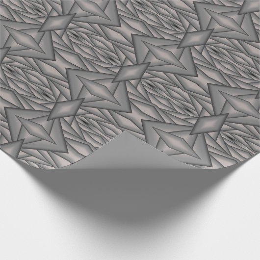 Papier Cadeau Frozen In Time Art Abstrait (Coin)