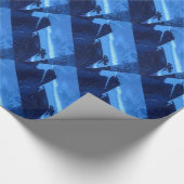 Papier Cadeau "Frozen Ridge #2" Papier abstrait d'enveloppement (Coin)