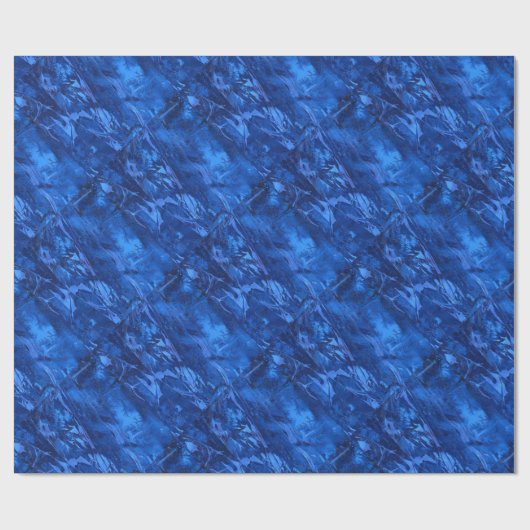 Papier Cadeau "Frozen Ridge #5" Papier abstrait d'enveloppement  (Plat)