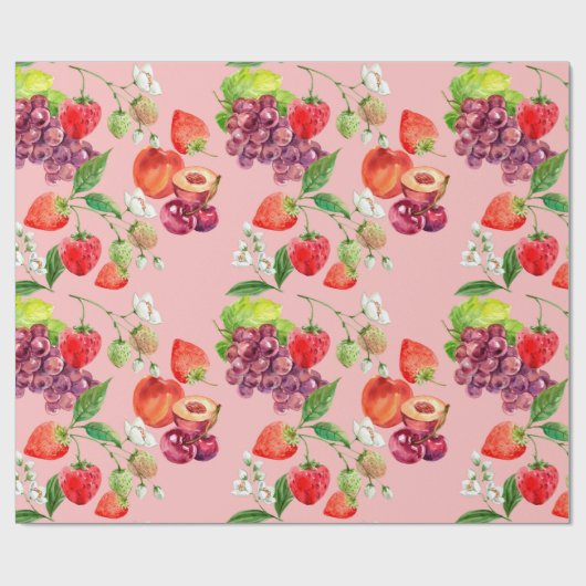 Papier Cadeau Fruit (Plat)