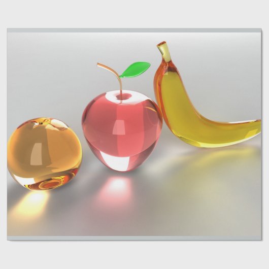 Papier Cadeau Fruit (Plat)