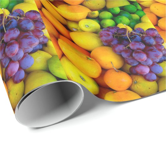 Papier Cadeau Fruit (Coin rond)
