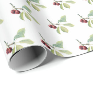 Papier Cadeau Fruit Cherry 004 — Wrapping Paper